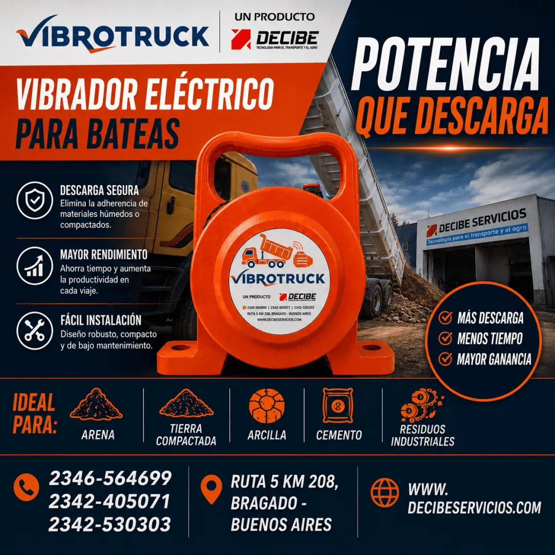 VibroTruck · Potencia que descarga