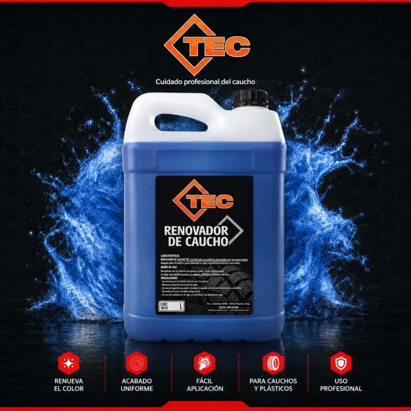 RENOVADOR DE CAUCHO PNEU PRETIHNO BRASILERO X 900 ML