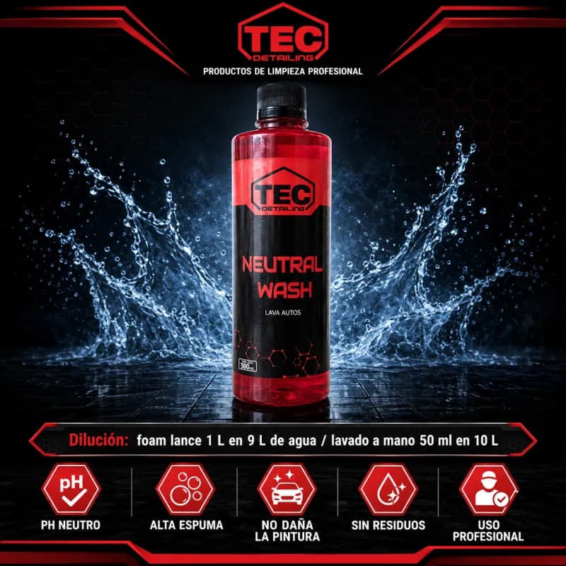 SHAMPOO PH NEUTRO NEUTRAL WASH X 500CM3