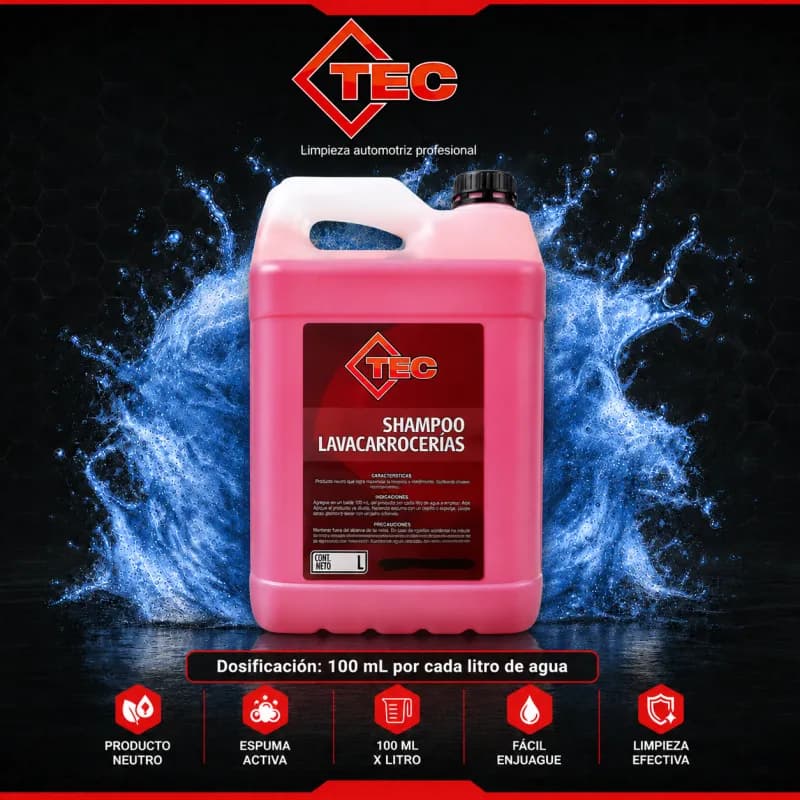 SHAMPOO LAVACARROCERIAS X 20 LT