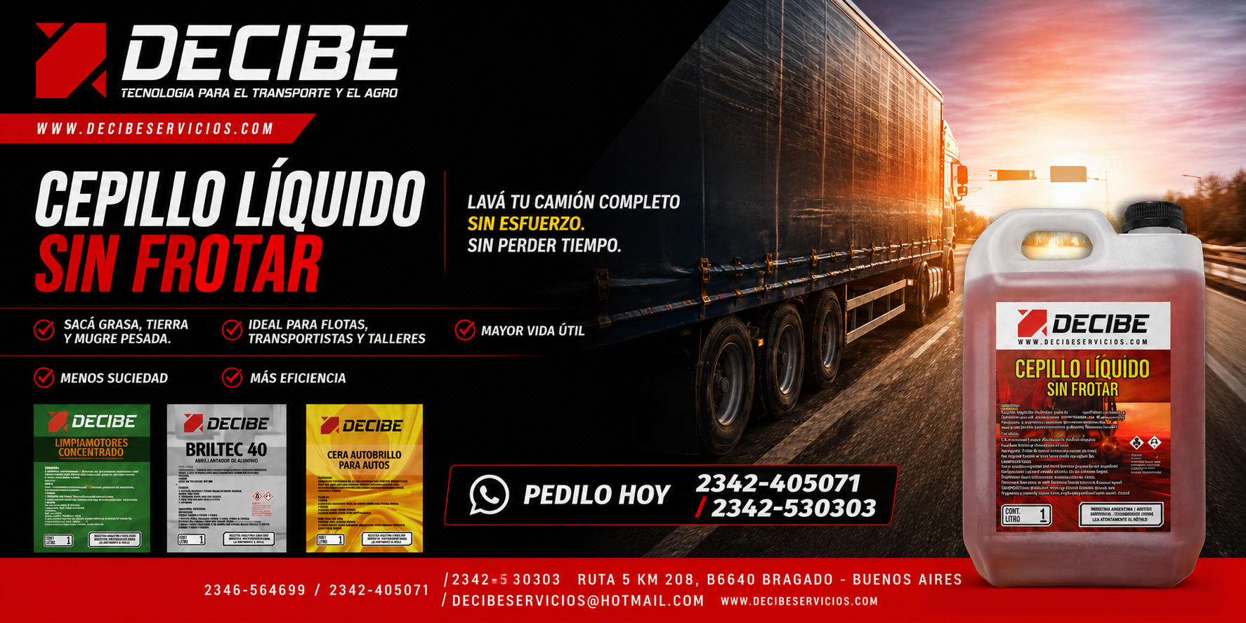 CEPILLO LÍQUIDO SIN FROTAR