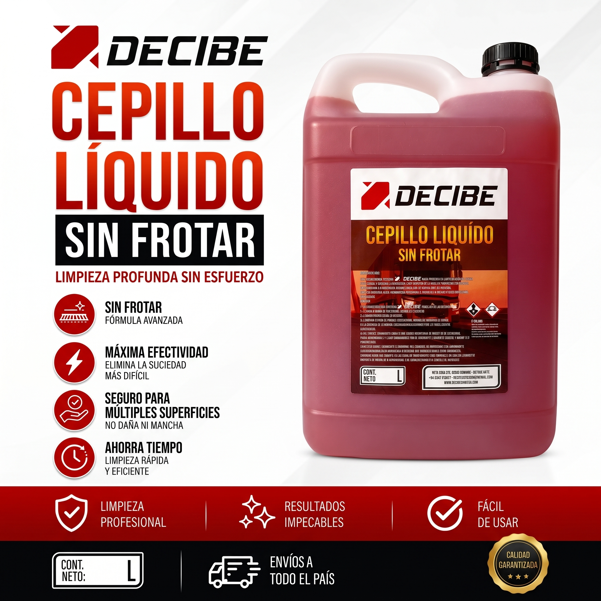 Cepillo Líquido Sin Frotar